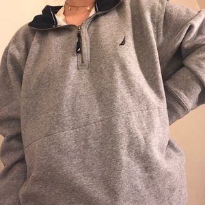 Grey Nautica Half Zip